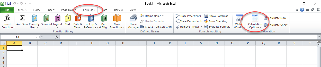 microsoft excel not working properly